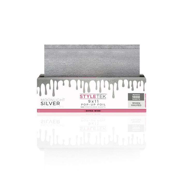 Style Tek StyleTek 9x11 Heavy Embossed Pop-Up Foil Moonlight Silver 
