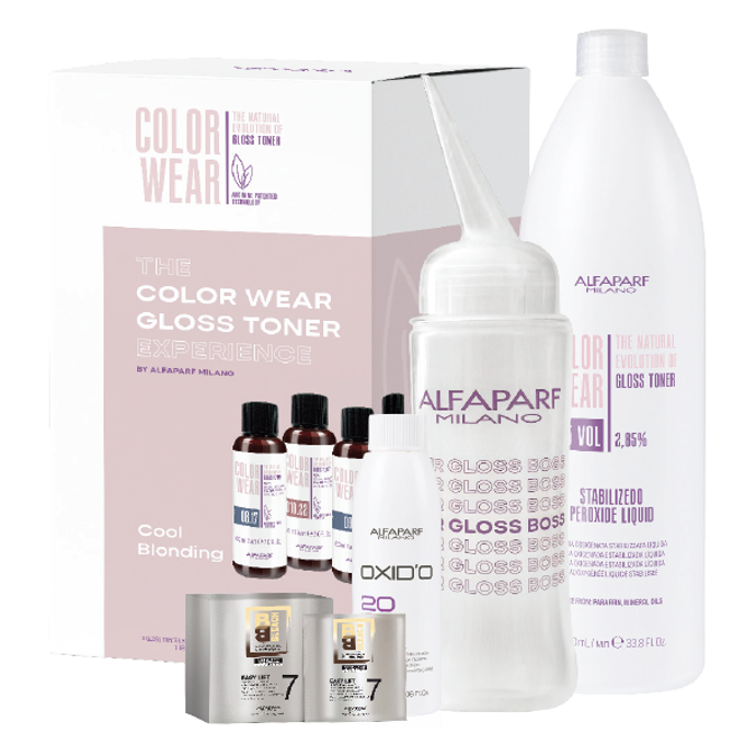 Alfaparf Color Wear Gloss Toner Cool Kit