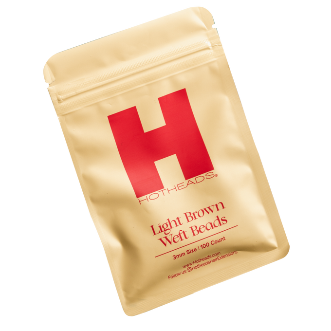 Hotheads Silicone Beads - Light Brown