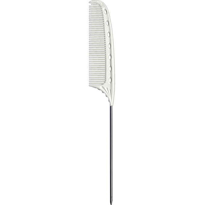 YS Park Comb - Pin Tail Mini 180mm - White